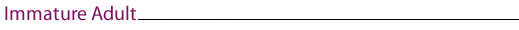 Immaturity Test