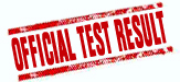 Your Official Test Result