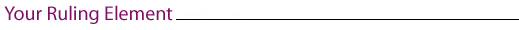 Your Ruling Element Test